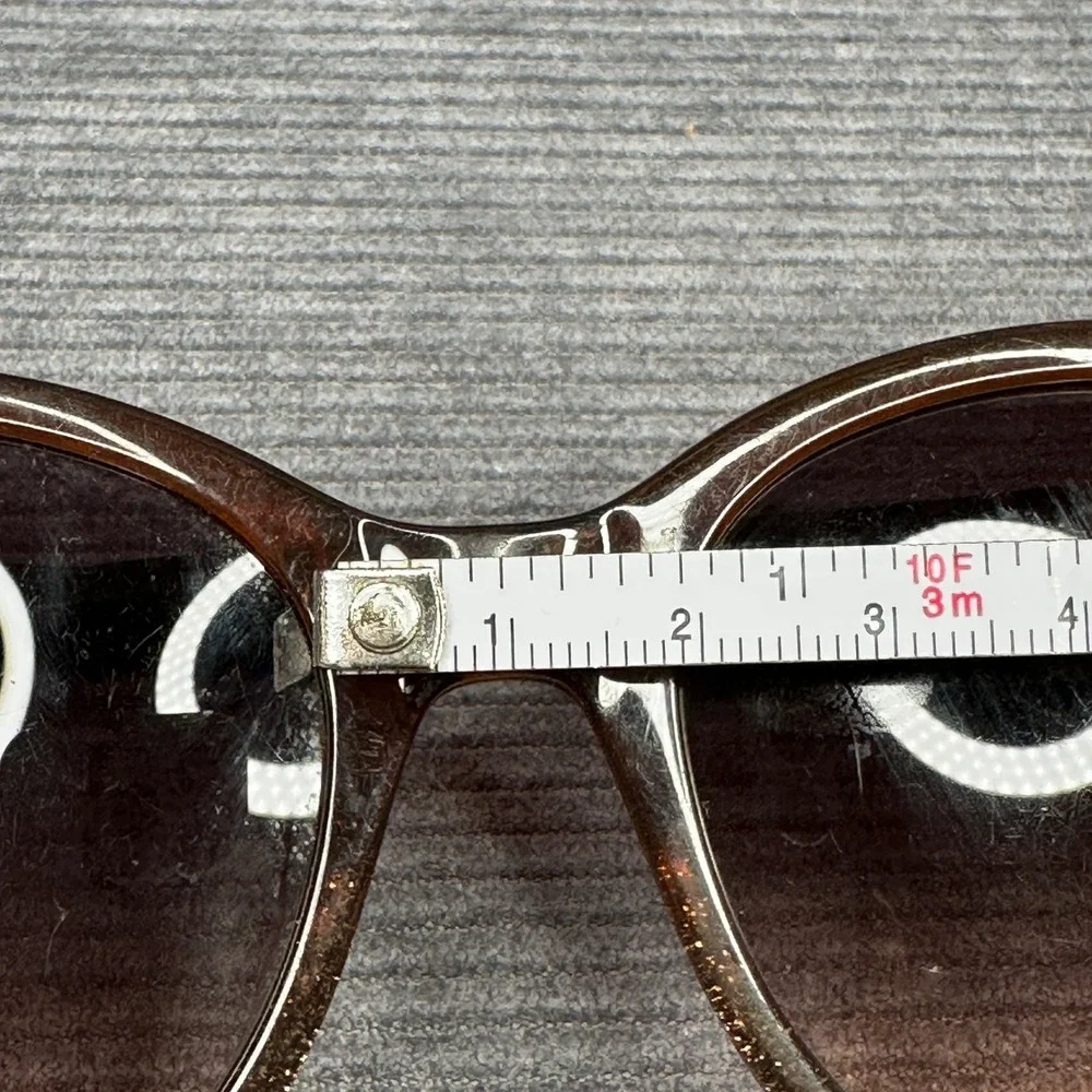 Fossil FOS 2074/S Brown Cat Eye Y2K Sunglasses 7HHFF 54-19-140 Gradient Lens